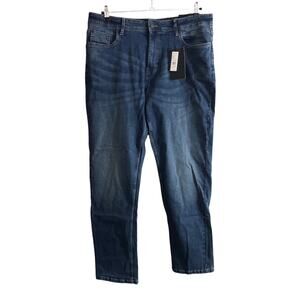 Kenneth Cole Men's Leland Wash Stretch Athletic Denim Jeans Size 38W 32L 38x32